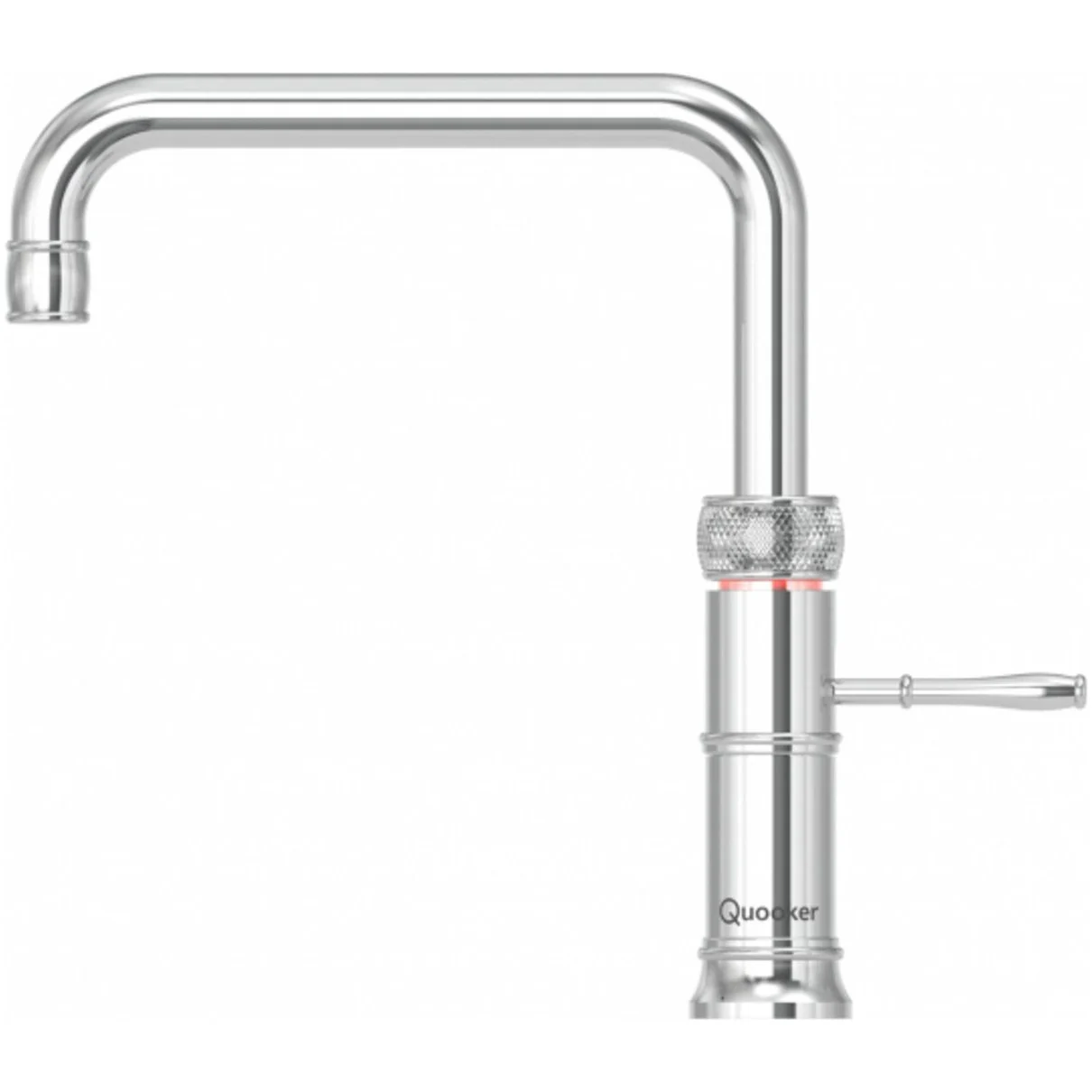 Quooker Classic Fusion Square Chroom Kraan Grijs