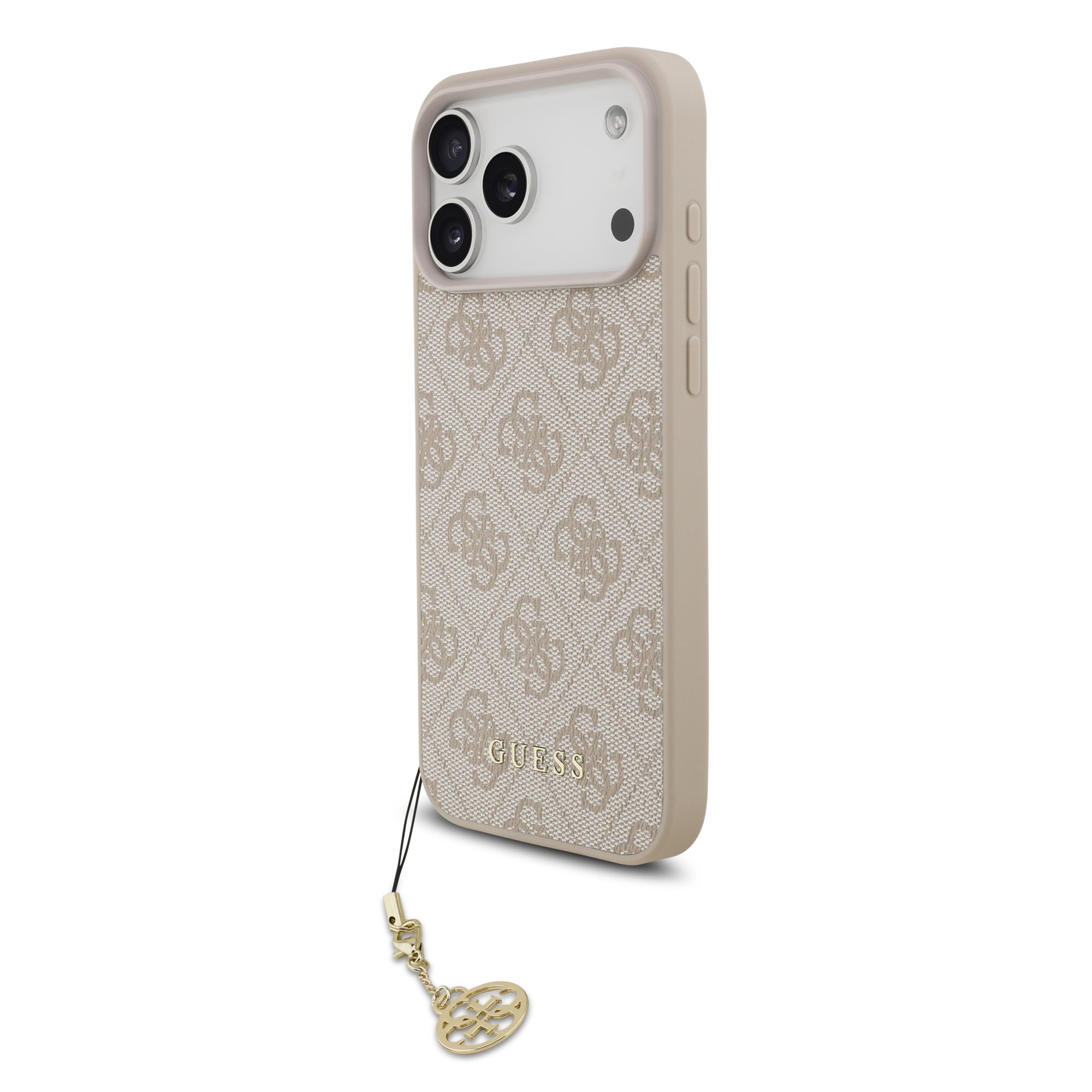 Guess 4G Charm MagSafe hoesje voor iPhone 17 Pro Max en iPhone 18 Pro Max - Roze