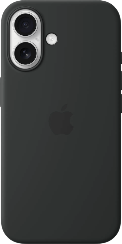 Apple iPhone 16 Back Cover met MagSafe Zwart