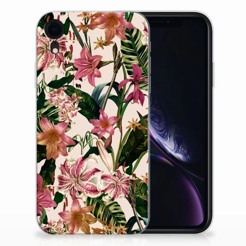Apple iPhone Xr | Flexibel TPU Case | Flowers