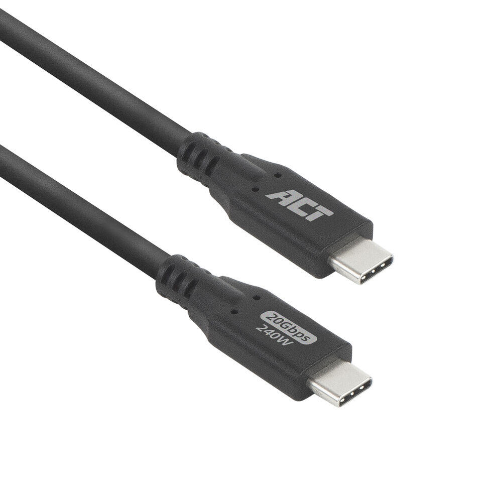 ACT USB4 20Gbps USB-C 240W M/M 2m