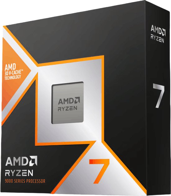 AMD Ryzen 7 9800X3D Boxed - Desktop processor - CPU - 8 Core - 16 Treads - 4,7GHz/5,2GHz - Socket AM5