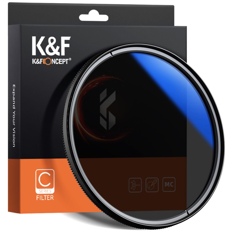 K&F Concept CPL filter met multi layer coating 58mm