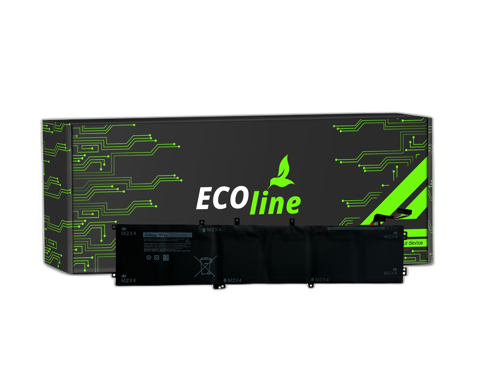 EcoLine - 6GTPY GPM03 Batterij Compatibel Met De Dell XPS 15 7590 9560 9570 Dell Precision 15 5520 5530 / 11.4V 8000mAh