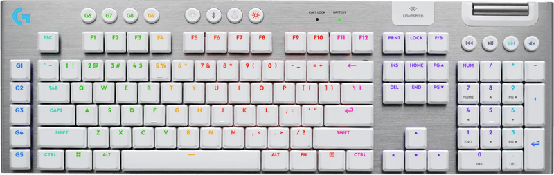 Logitech G915 X Lightspeed Wireless Gaming Toetsenbord Wit Qwerty