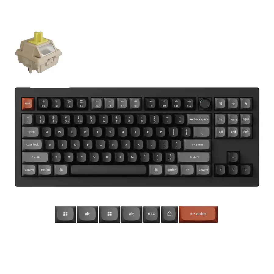 Keychron V3 Ultra 8K banana toetsenbord