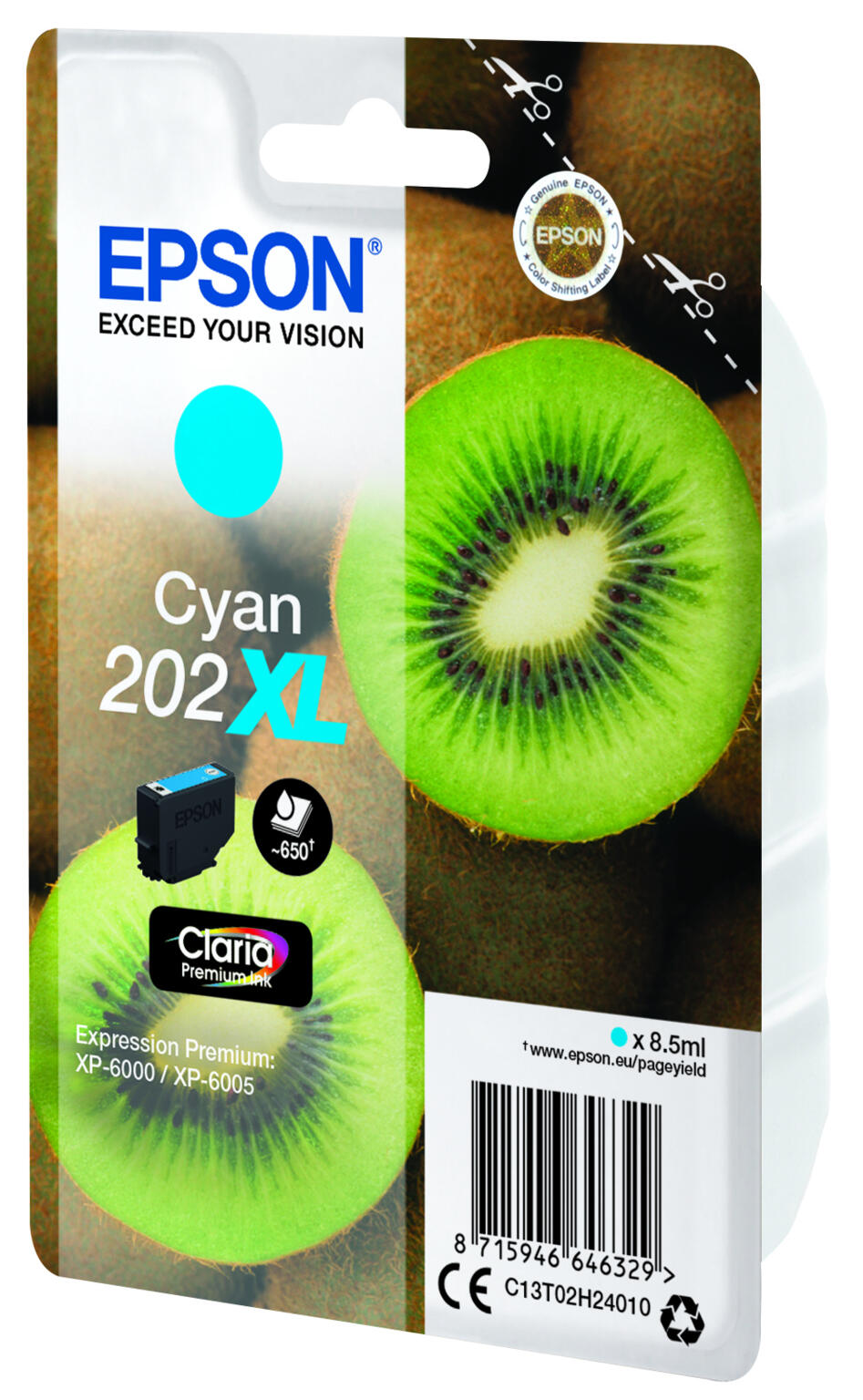 Epson 202 XL cyaan