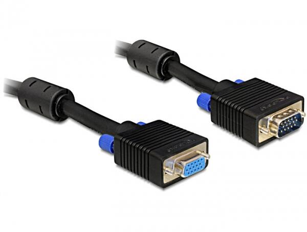 Delock VGA verlengkabel M/F 1m
