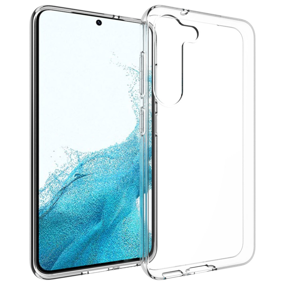Accezz Clear Backcover Samsung Galaxy S23 Telefoonhoesje Transparant