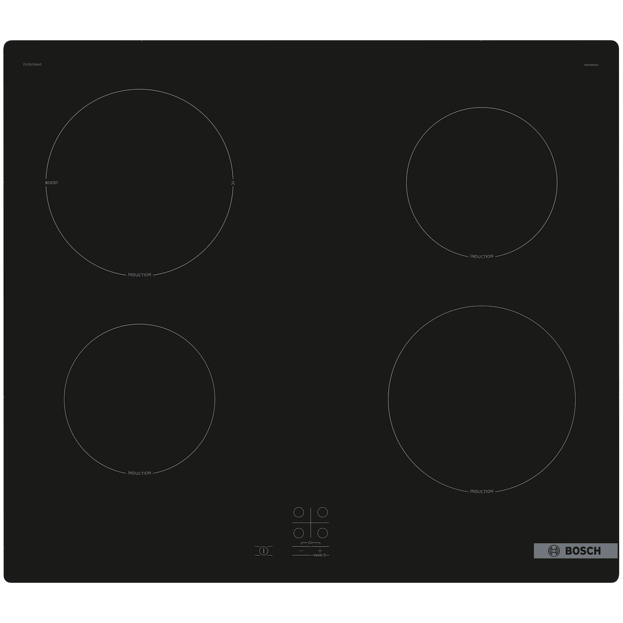 Bosch PUG61RAA5D Inductie kookplaat Zwart