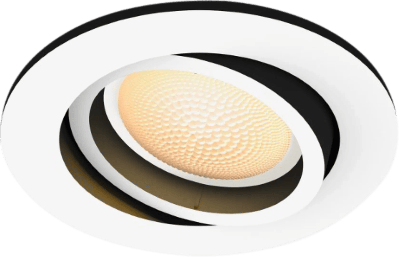 Philips Hue Milliskin inbouwspot White Ambiance - rond - Wit
