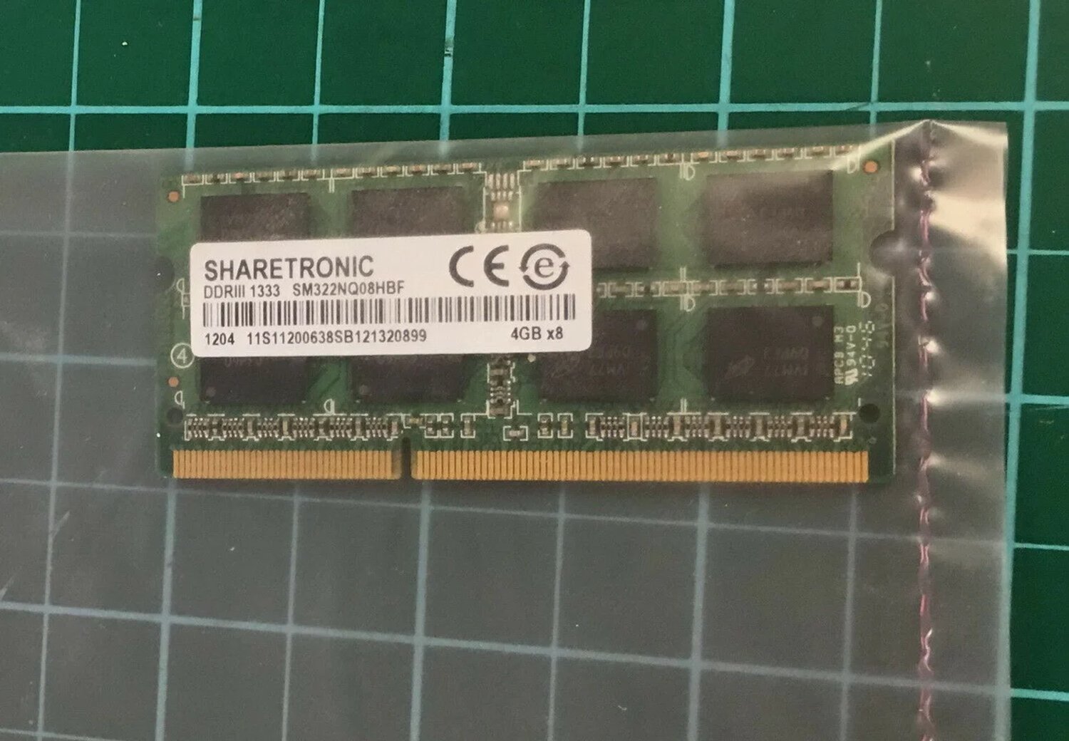 Sharetronic SM322NQ08HBF – 4GB DDR3 RAM – 1333MHz – PC3-10600 – 204-Pin SO-DIMM – Laptopgeheugen
