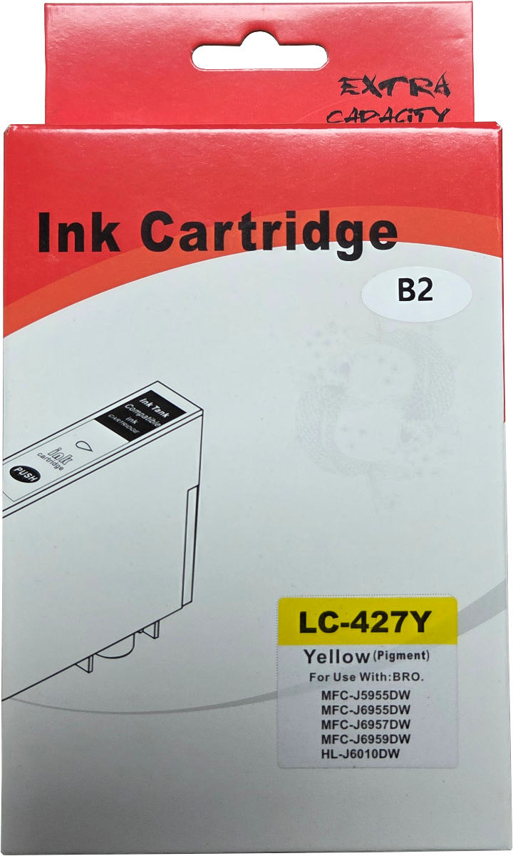 Huismerk Brother LC-427Y cartridge geel