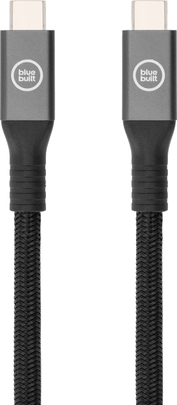 BlueBuilt Usb C naar usb C kabel 240W 2m Nylon Zwart