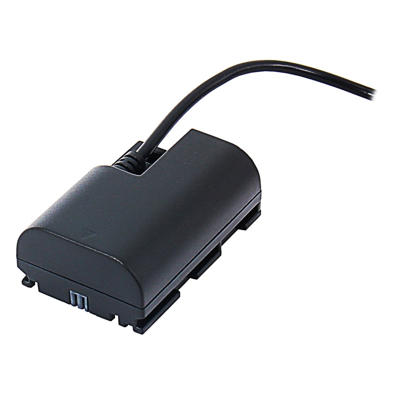 Dummy accu Canon LP-E6 / LP-E6N / LP-E6NH met D-Tap aansluiting