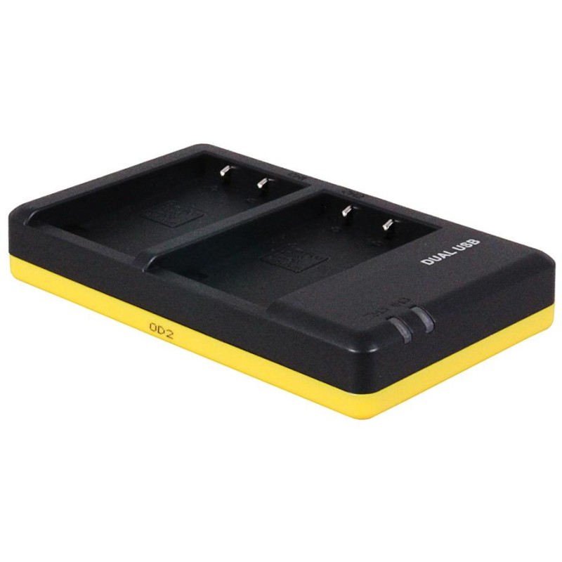 Duo oplader voor 2 camera accu's Olympus BLS-5 / BLS-50