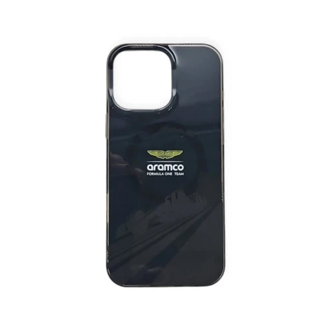 Aston Martin iPhone 16 Pro Backcover hoesje - Magsafe - IML F1 Car - Zwart