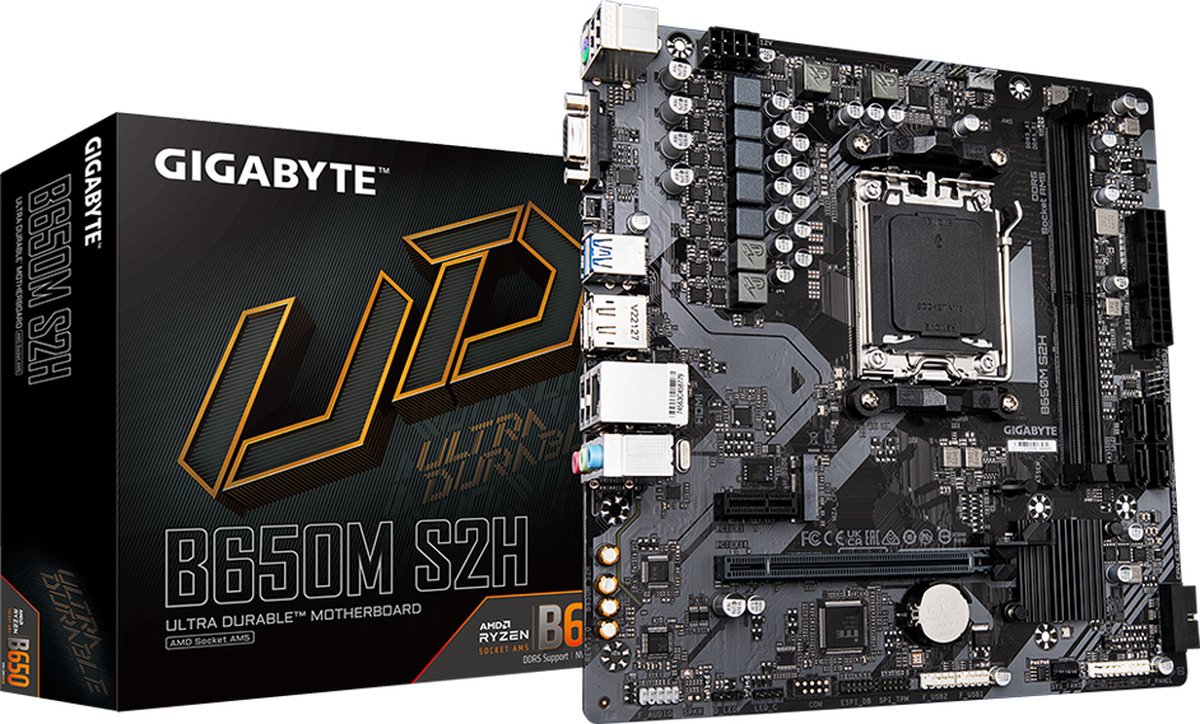 Gigabyte Moederbord Voor Amd B650 Ddr5 M2 Sata3 Pcie4 Am5 Matx Origineel S2H