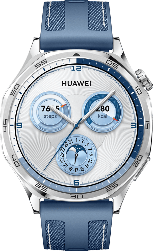 Huawei Watch GT5 Zilver/Blauw 46mm