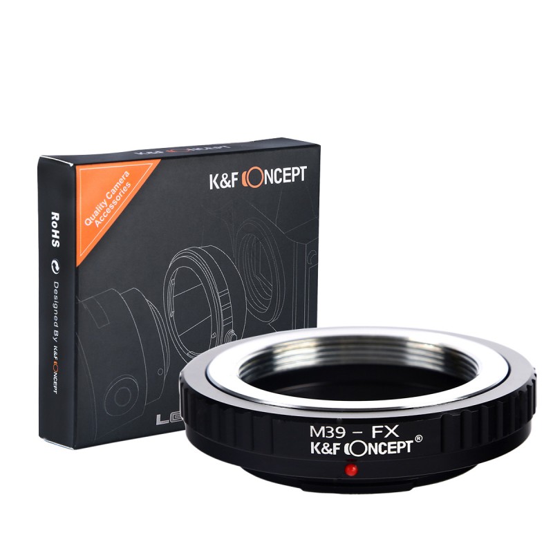 K&F Concept lensadapter M39 naar Fujifilm X-mount voor Leica en Russian thread mount lenzen