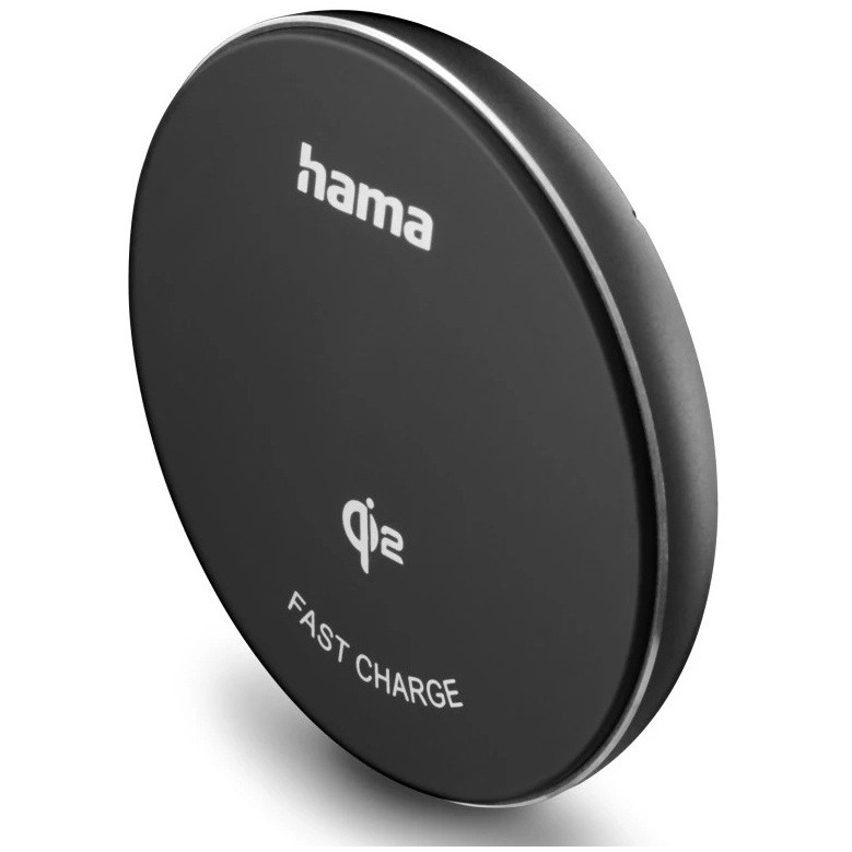 Hama Draadloze Qi2-oplader 15 W bureau Oplader Zwart