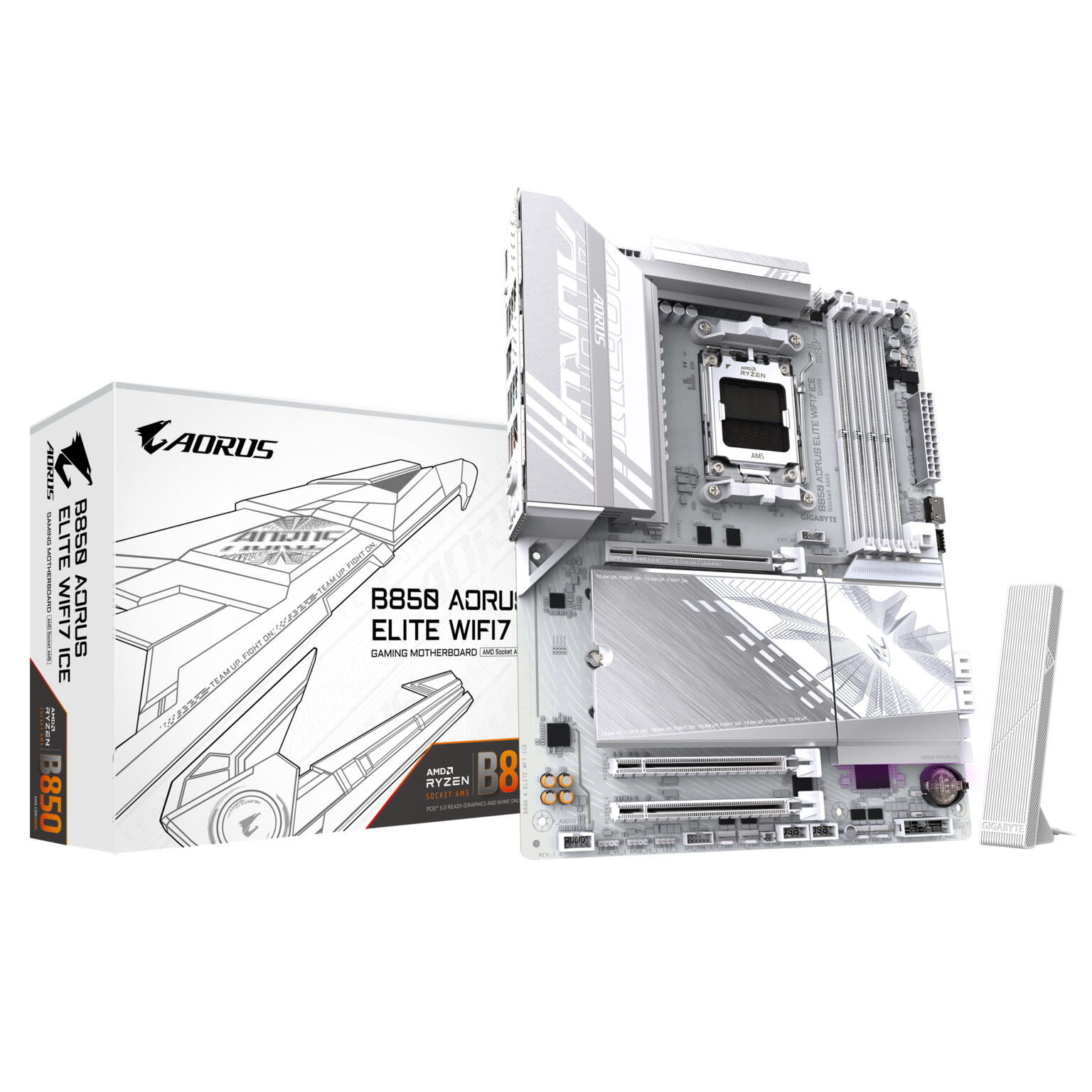 Gigabyte B850 A ELITE WiFi7 ICE moederbord