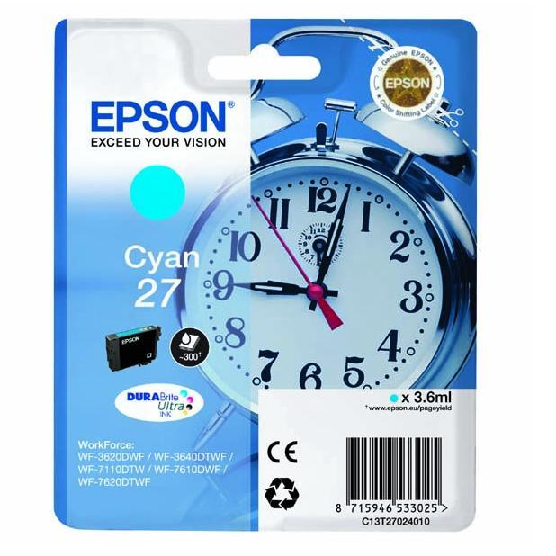 Epson 27 cyaan