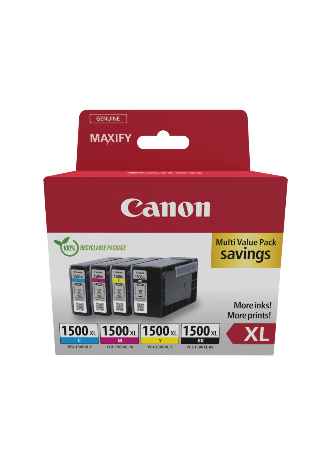 Canon PGI-1500XL Multi pack zwart/kleur