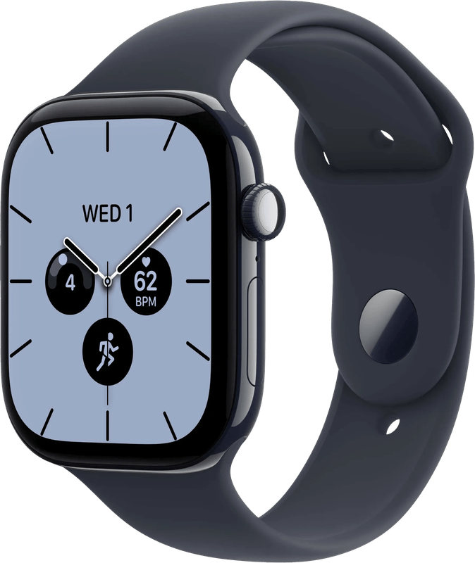 Apple Watch Series 12 Cellular 46mm Keramiek Nachtblauw Sportband S/M