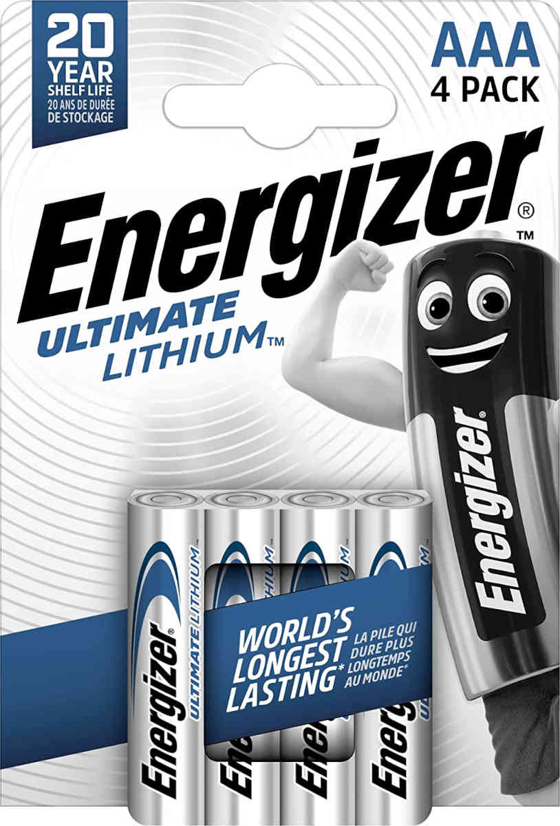 Energizer lithium AAA batterijen (4)