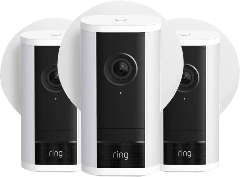 Ring Spotlight Camera Pro 2e Generatie Bedraad Wit 3-Pack