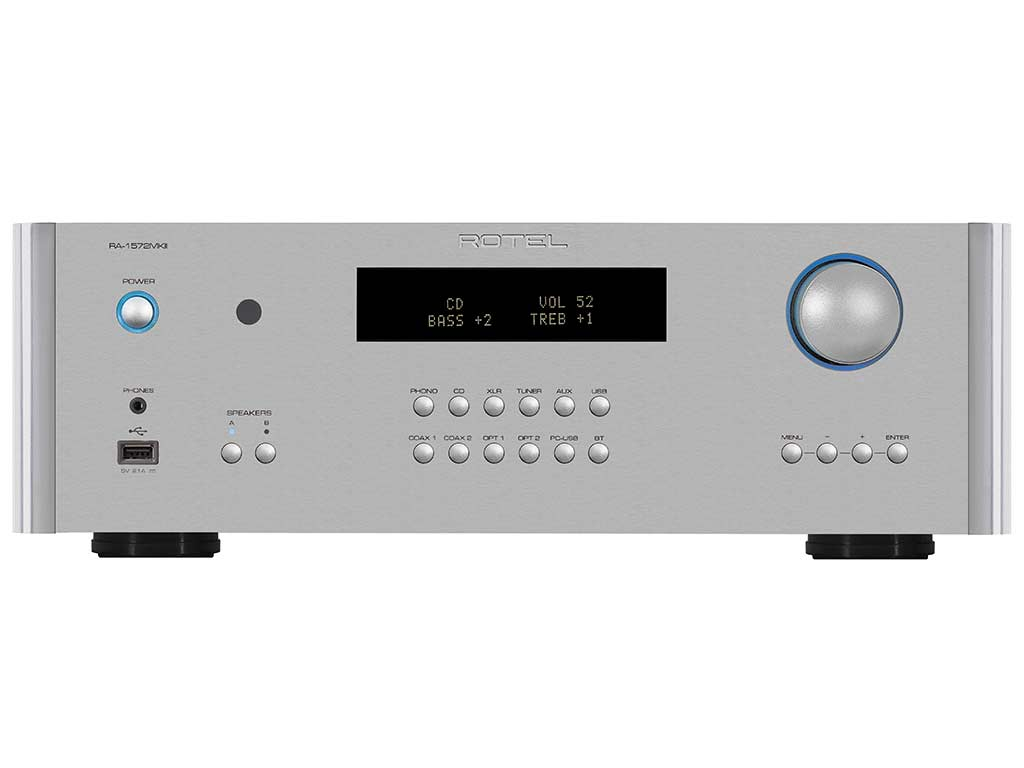 Rotel RA-1572 MKII stereo versterker zilver
