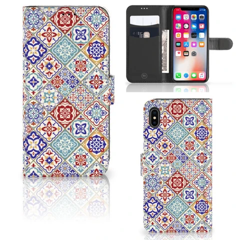 Apple iPhone Xs Max | Bookcase | Tiles Color