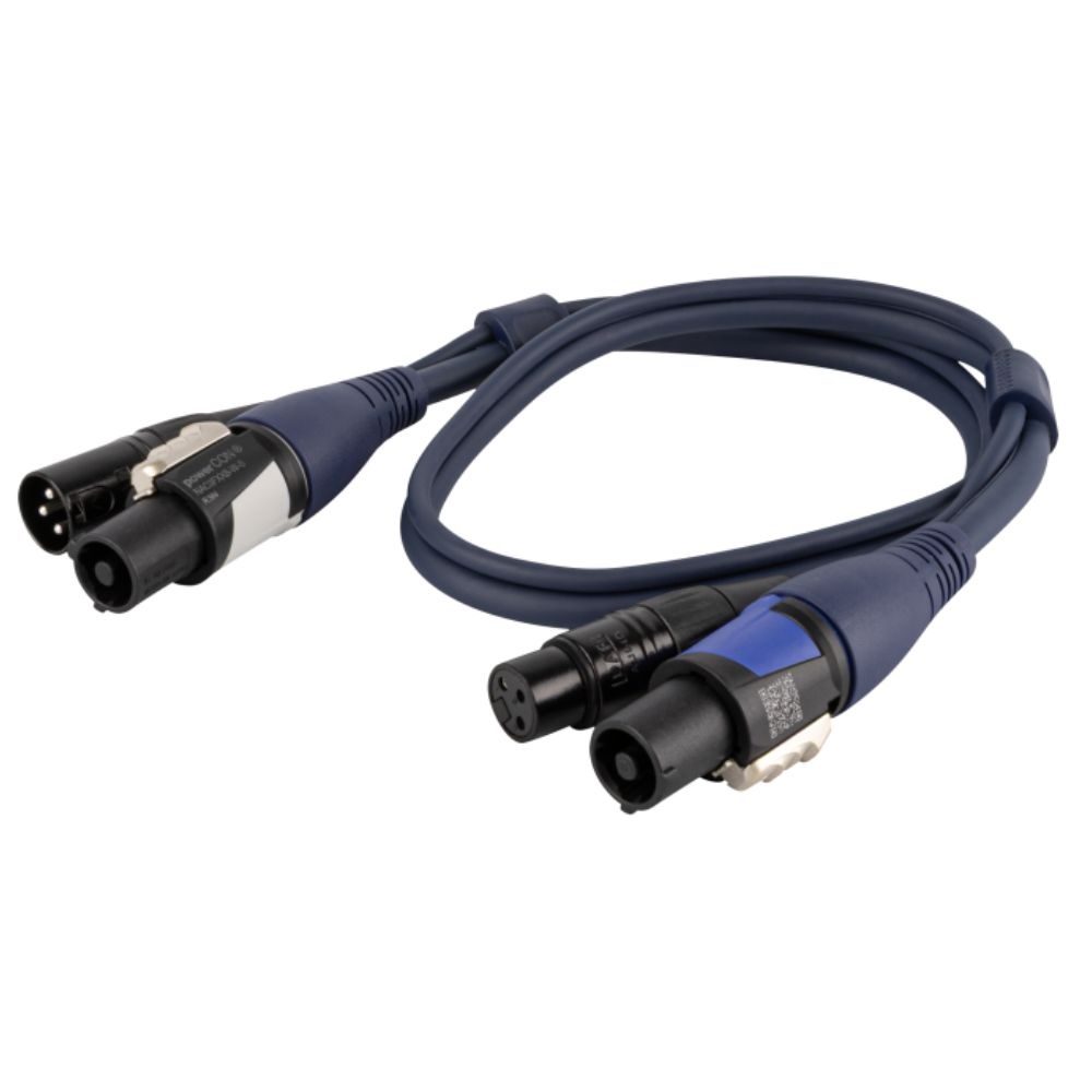 DAP Powercon in/uit & signaal kabel 75 cm
