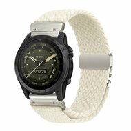 Braided nylon band met parachute sluiting - Sterrenlicht - Garmin Fenix 7X / 6X / 5X
