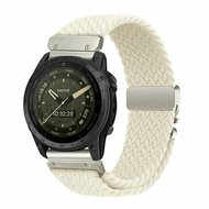 Braided nylon band met parachute sluiting - Sterrenlicht - Garmin Fenix 9 / 9 pro - 51mm