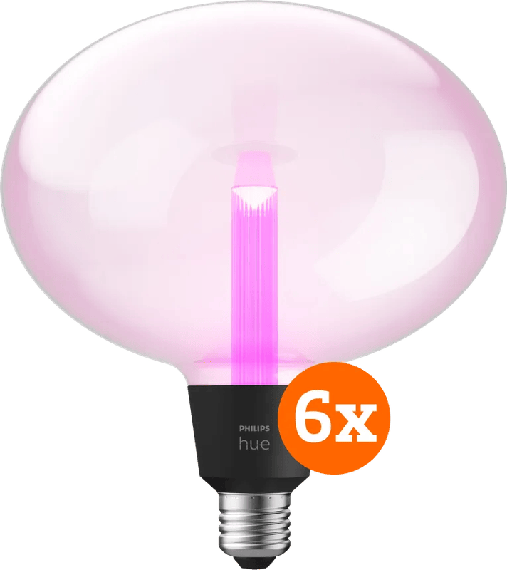 Philips Hue Lightguide Ellipse White and Color E27 6-pack