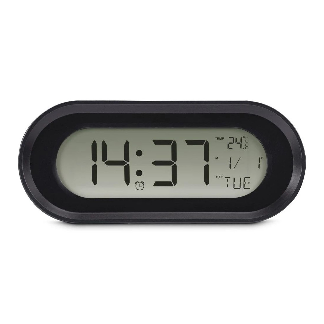 Hama Digitale wekker Samos lcd Wekker radio Zwart