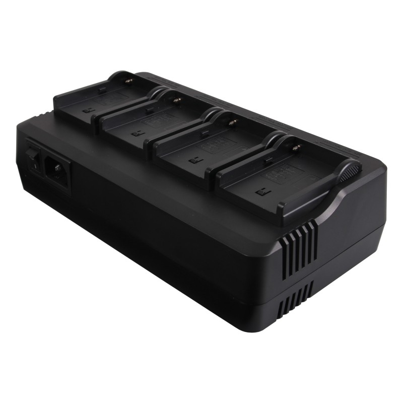 Professionele oplader voor 4 accu's Sony NP-F960, NP-F970, NP-F990
