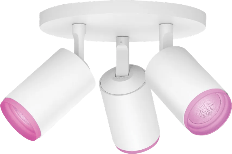 Philips Hue Fugato Opbouwspot White and Color - Wit - 3-spots
