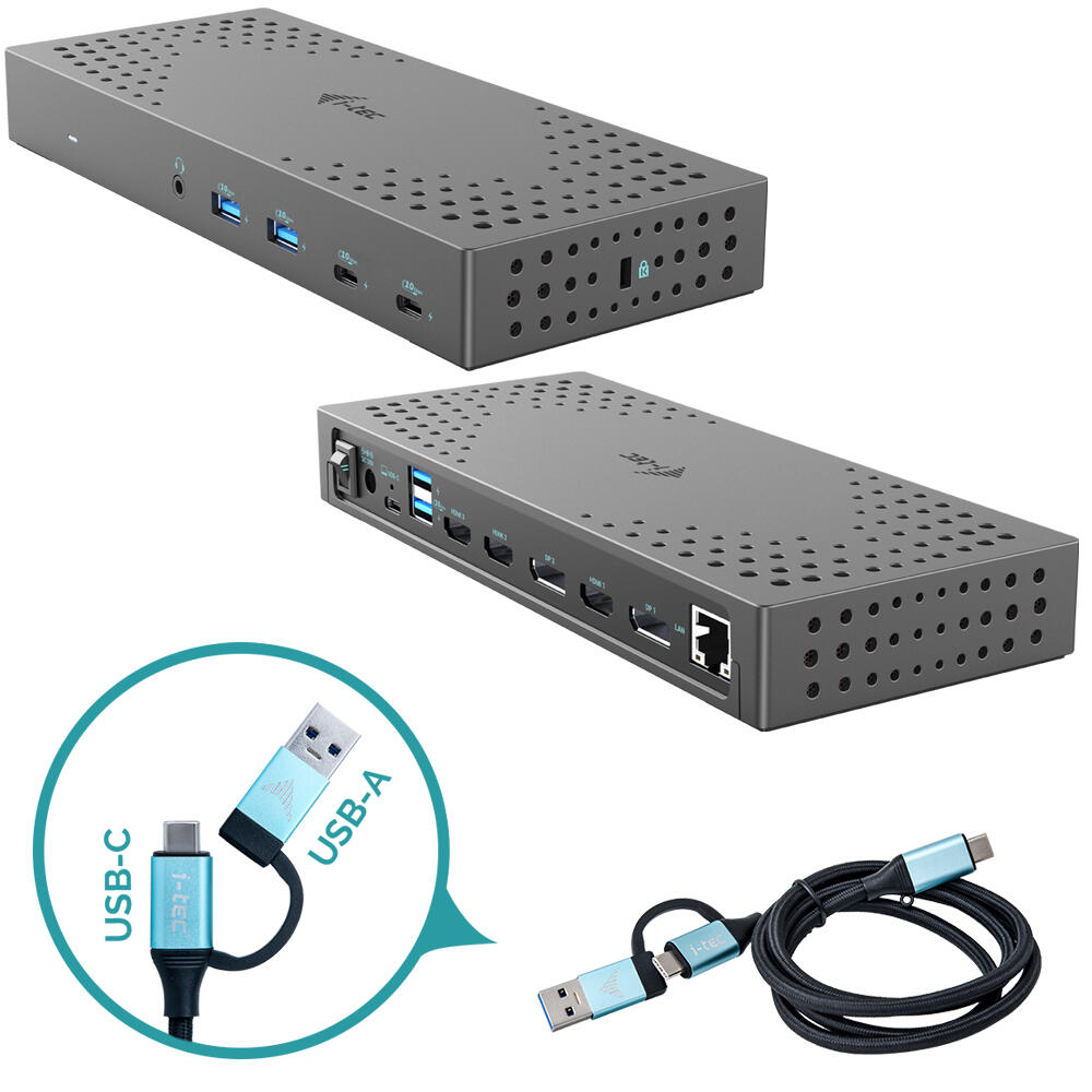 i-tec USB-C Triple 4K Dock Gen 2 100W