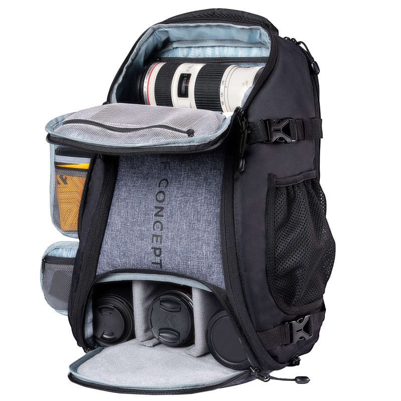 K&F Concept camera rugzak large 25L zwart/grijs