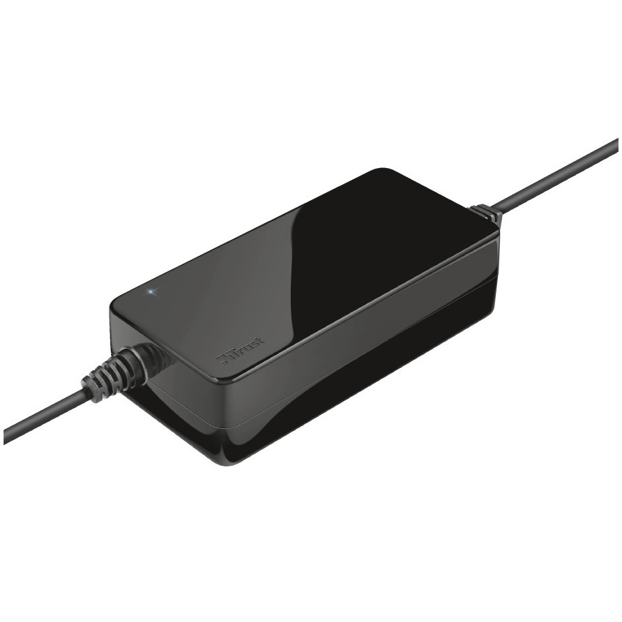 Trust Primo Universele 70W-laptopoplader Desktop accessoire Zwart
