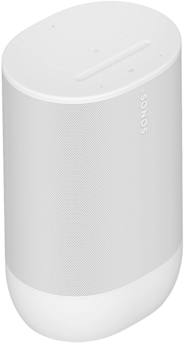 Sonos Move 2 - Draagbare smart speaker - Wifi & Bluetooth - Tot 24 uur batterijduur - Waterbestendig - Wit
