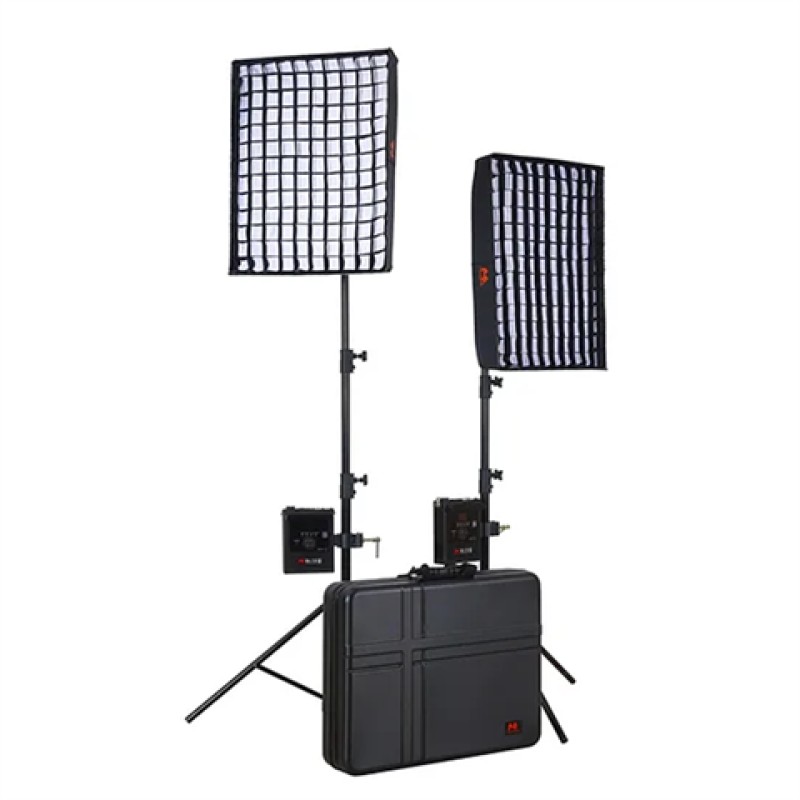 Falcon Eyes Bi-Color LED Paneel Set RX-18TDX III-K2