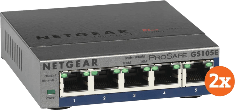 Netgear GS105E ProSafe Plus Duo Pack