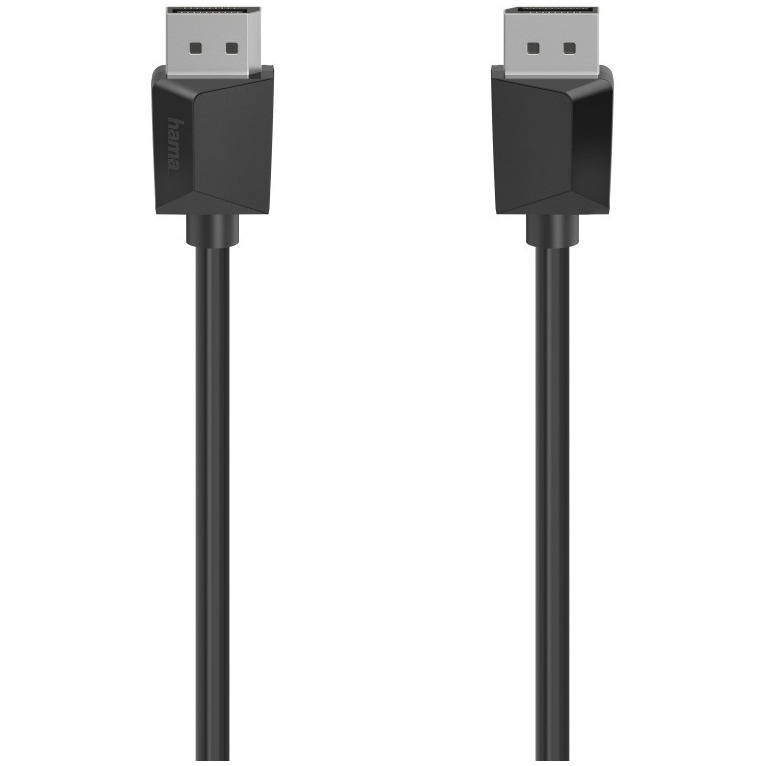 Hama DisplayPort-kabel, DP 1.2, Ultra-HD 4K, 3,00 m Optische kabel Zwart
