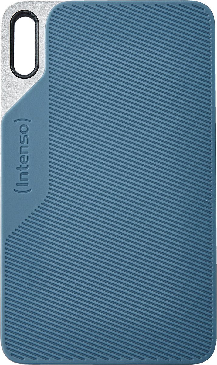 (Intenso) Rugged portable SSD TX100 250GB - USB 3.2 5 Gbit/s - schokbestendig - grijs/blauw (3826440)