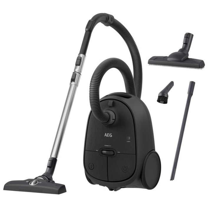 AEG Clean 6000 AB61C3GG Stofzuiger met zak Grijs