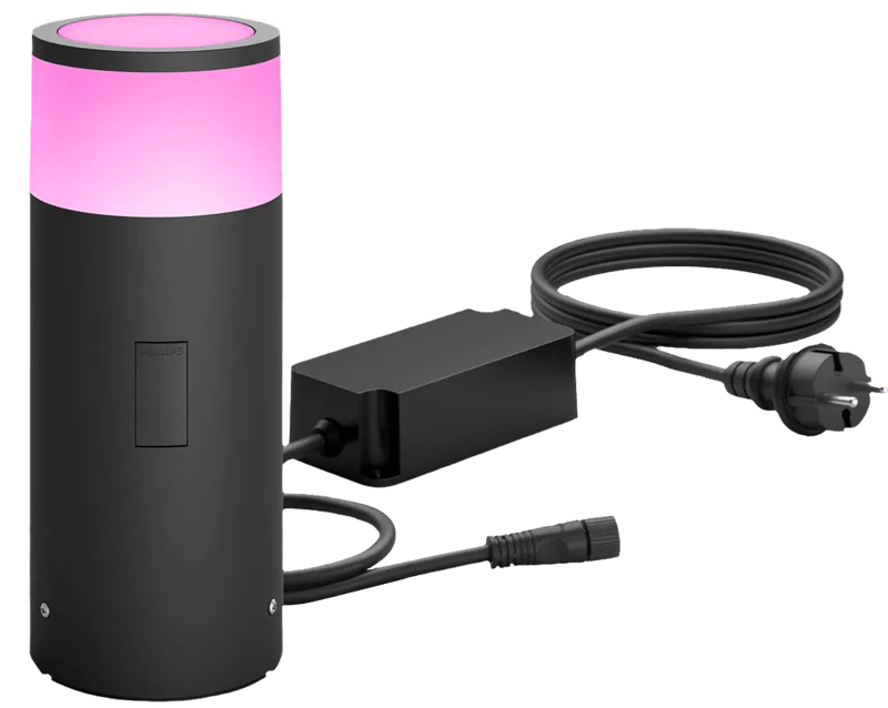 Philips Hue Calla sokkellamp White and Color Zwart laag Startpakket